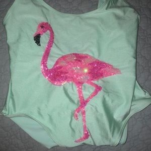 Low back flamingo body suit